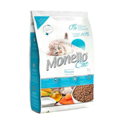 Makanan kucing (kitten) Monello Cat Fillhotes Kitten 1 Kg