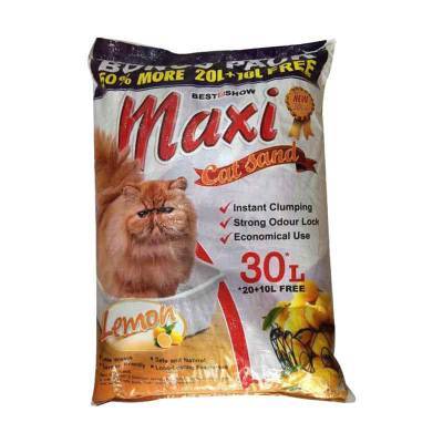Pasir Kucing Maxi Cat Mocca Sand 30 L