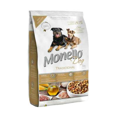 Makanan Anjing Monello Premium  Dog Tradicional 1 Kg