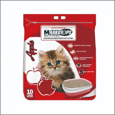 Pasir Kucing Markotop dengan Aroma Apel 25 L