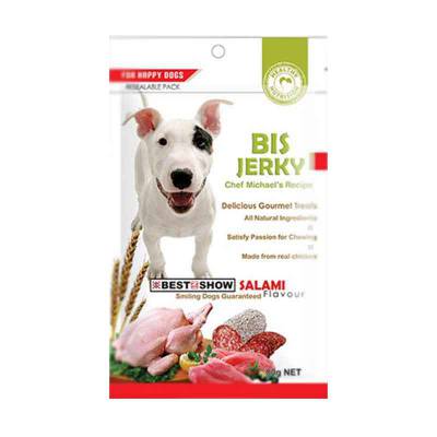 Snack Anjing BIS Jerky Salami 70 gr