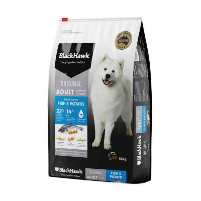 Makanan Anjing Blackhawk Dog Adult Fish & Potato 3 Kg 