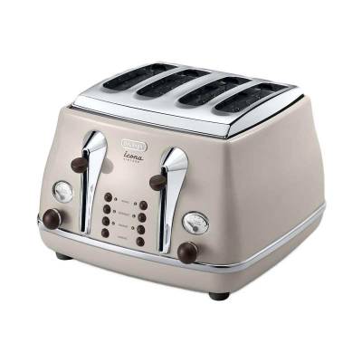  Alat Pemanggang Roti/Toaster Model CTOV4003 BG DeLonghi