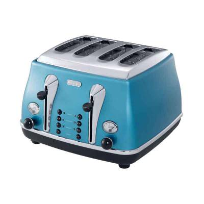  Alat Pemanggang Roti/Toaster Model CTO4003 B DeLonghi