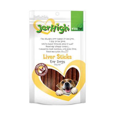 Snack Anjing Jerhigh Liver Stick 100 gram