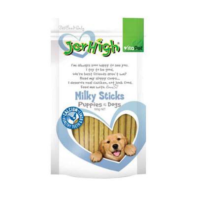 Snack Anjing Jerhigh Milky Stick 100 gram