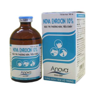 Obat Binatang Peliharaan Nova-Enrocin 10%