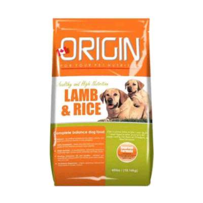 Makanan Anjing Origin Dog Lamb & Rice 18,14 Kg