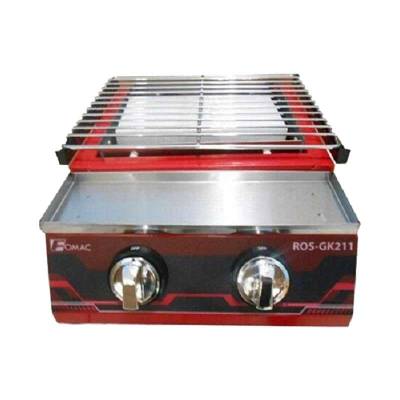 Pemanggang Daging Tanpa Asap/ Gas Roaster Model ROS-GK211 2 Tungku FMC