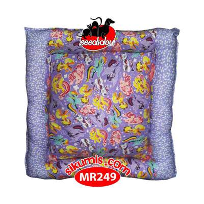 Kasur Anjing M 75X75CM Motif MR249 Little Pony Pet Bed