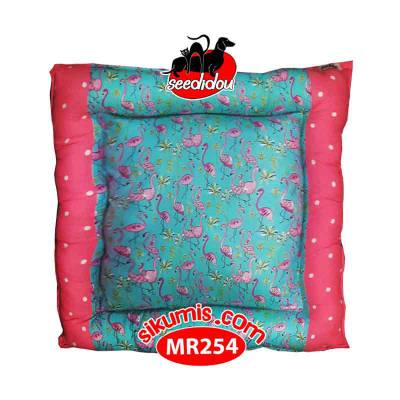 Kasur Anjing M 75X75CM Motif MR254 Flamingo Pet Bed