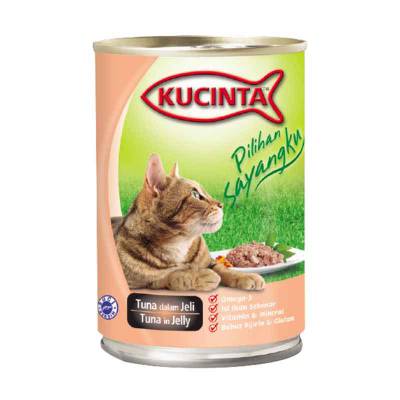 Makanan Kucing KUCINTA TUNA IN JELLY 400 gram