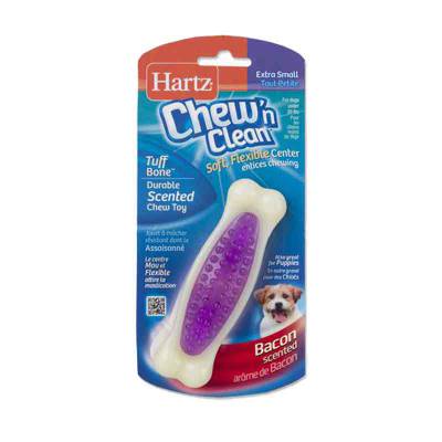 Mainan Kunyah Anjing Chew n Clean Tuff Bone Hartz by HMI
