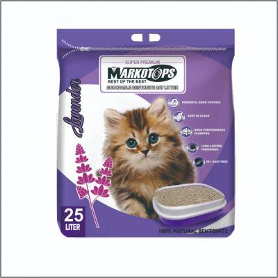 Pasir Kucing Markotop dengan Aroma Lavender 25 L