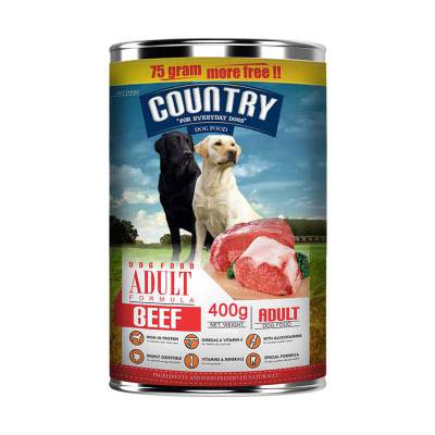 Makanan Anjing Country Beef Kaleng 400 gr