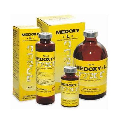 Larutan Injeksi Hewan Medoxy L (20 ml)