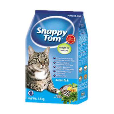 Makanan Kucing Snappy Tom Ocean Fish Dry Food 8 Kg