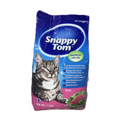 Makanan Kucing Snappy Tom Tuna 1,5 Kg