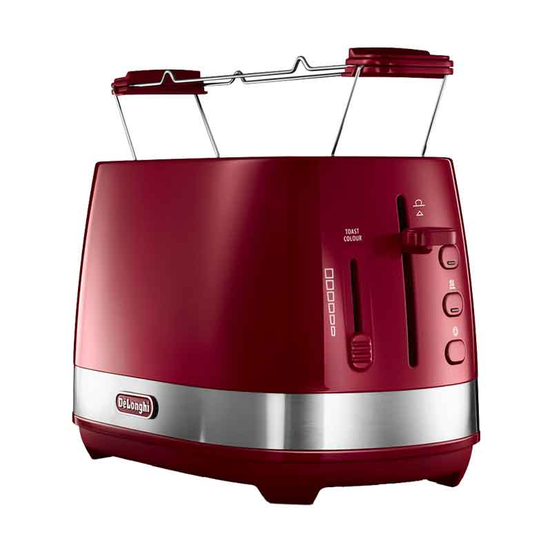  Alat Pemanggang Roti/Toaster Model CTLA2103 R DeLonghi