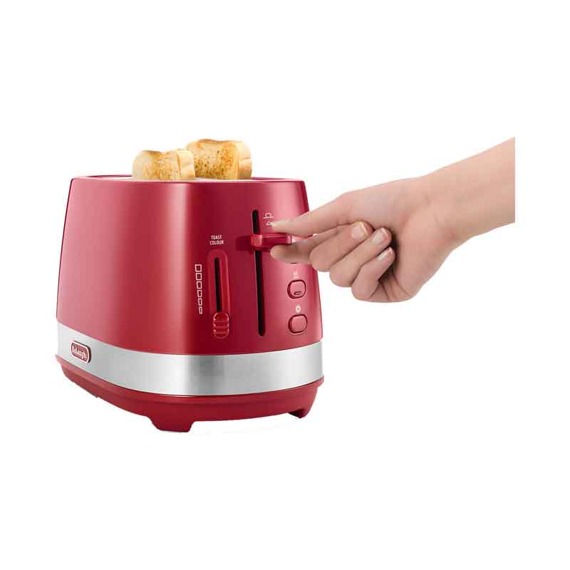  Alat Pemanggang Roti/Toaster Model CTLA2103 R DeLonghi