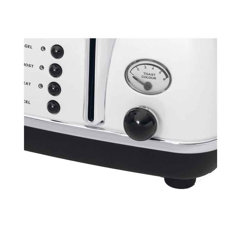  Alat Pemanggang Roti/Toaster Model CTO4003 W DeLonghi