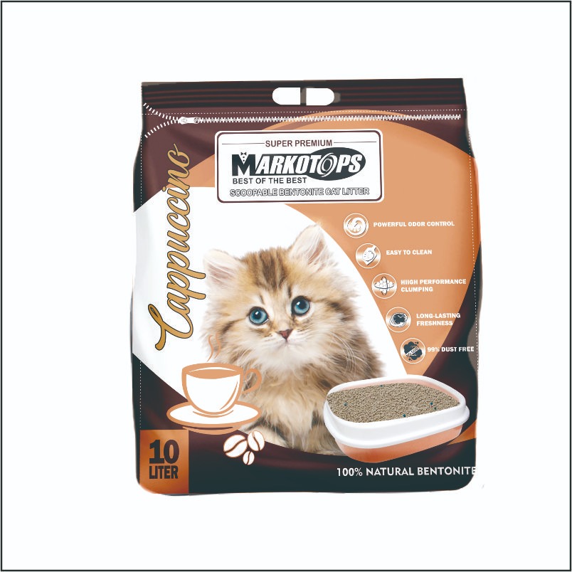 Pasir Kucing Markotop dengan Aroma Cappucino 10 L