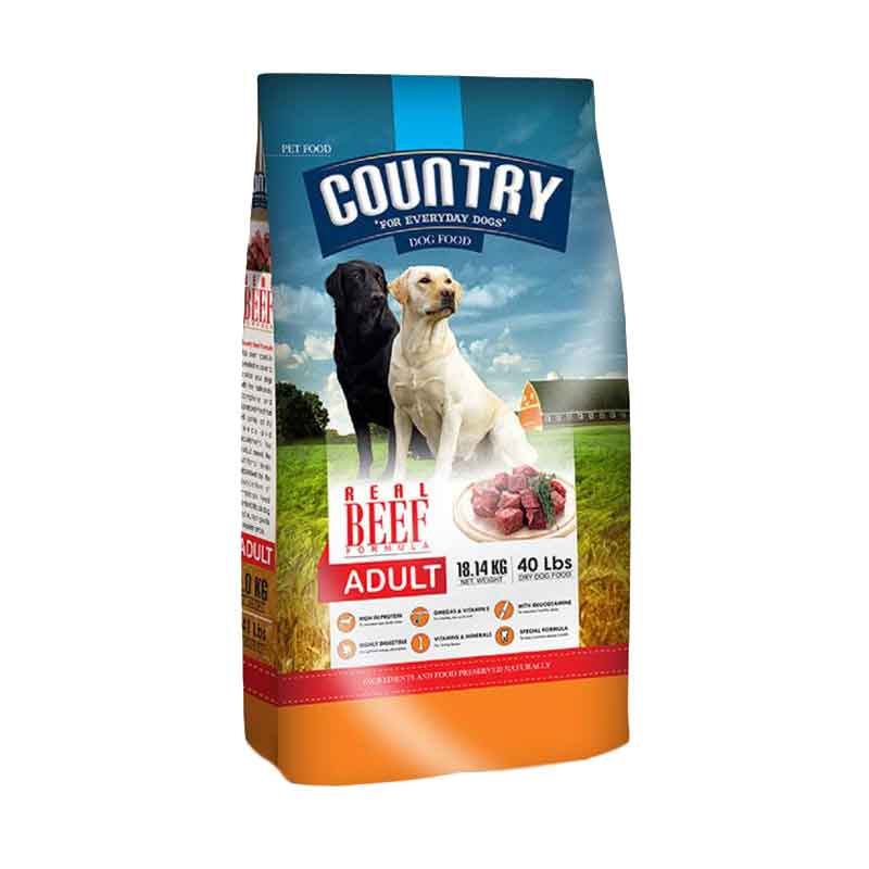 Makanan Anjing Country Beef 40 lbs