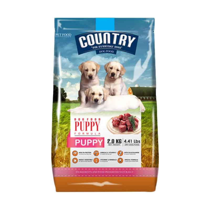 Makanan Anak Anjing Country Puppy 2Kg