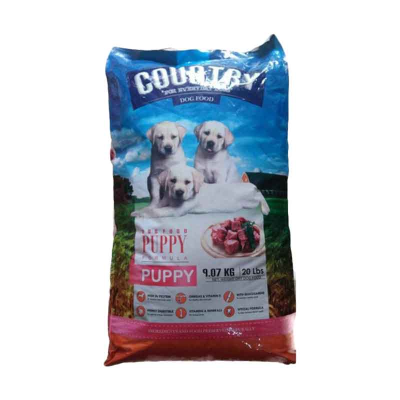 Makanan Anak Anjing Country Puppy 20 lbs