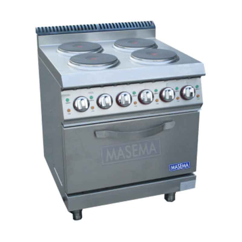 Electric 4 Hot Plate With Oven Model MS-E-DSJ 700 Masema