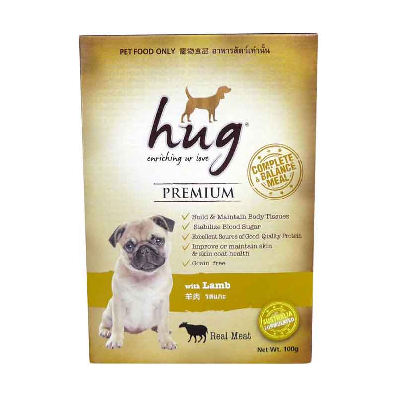 Makanan Anjing Hug with Lamb 100 gram