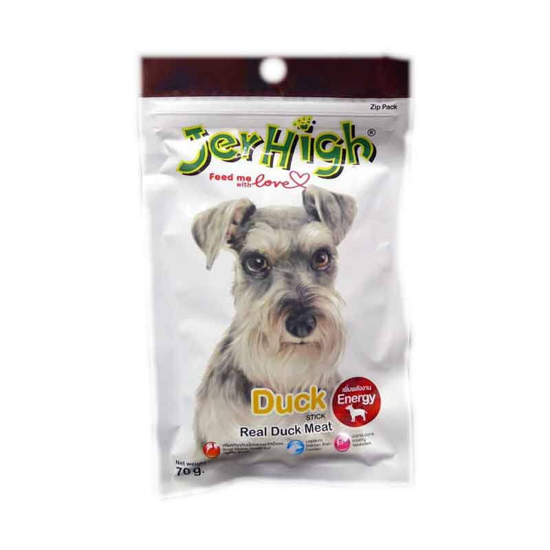 Snack Anjing Jerhigh Duck Stick 70 gram