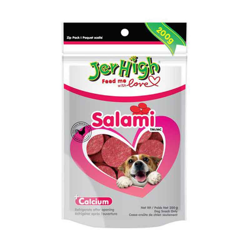 Snack Anjing Jerhigh Salami 200 gr