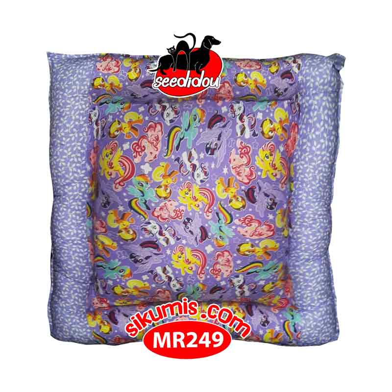 Kasur Anjing M 75X75CM Motif MR249 Little Pony Pet Bed