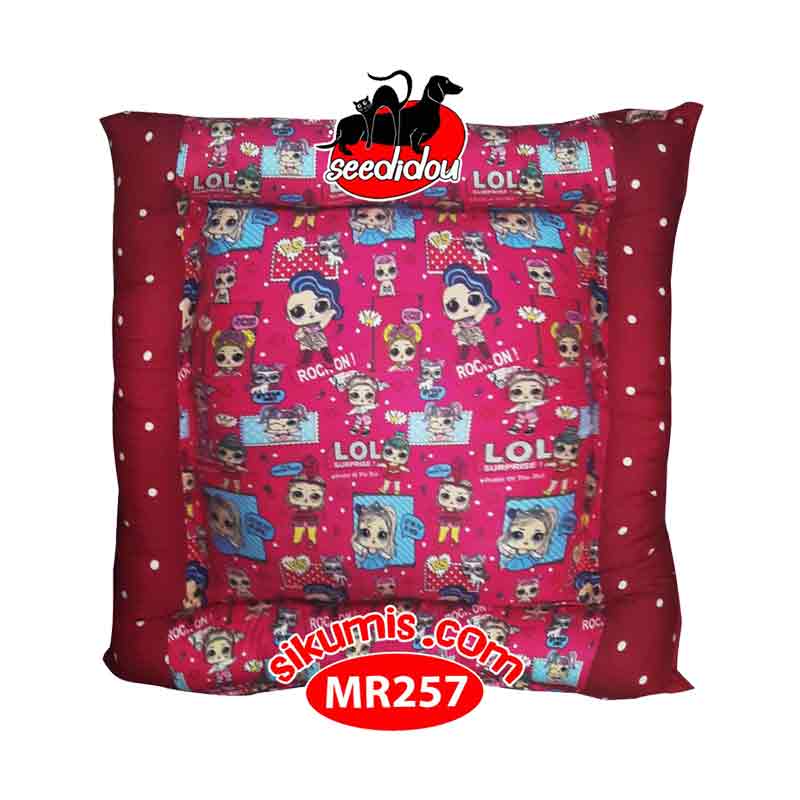 Kasur Anjing M 75X75CM Motif MR257 LOL