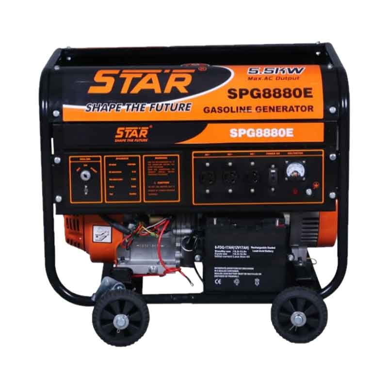 enerator gasoline, generator gasoline murah, generator star SPG8880E, gener...
