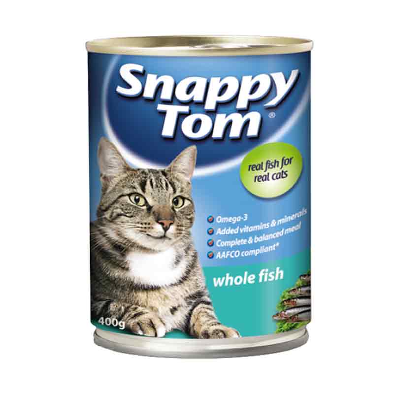 Makanan Kucing Snappy Tom Whole Fish 400 gram