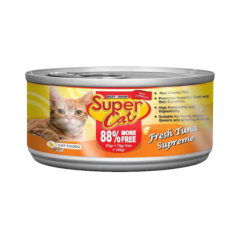 Makanan Kucing Super Cat Tuna Supreme 